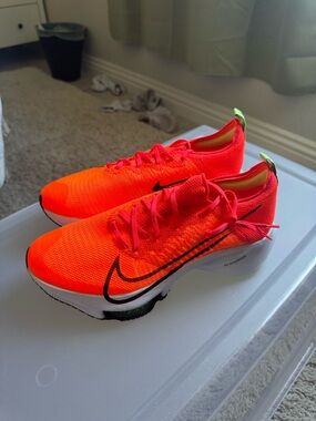Nike Neon Orange and Hot Pink Zoom Running Shoes